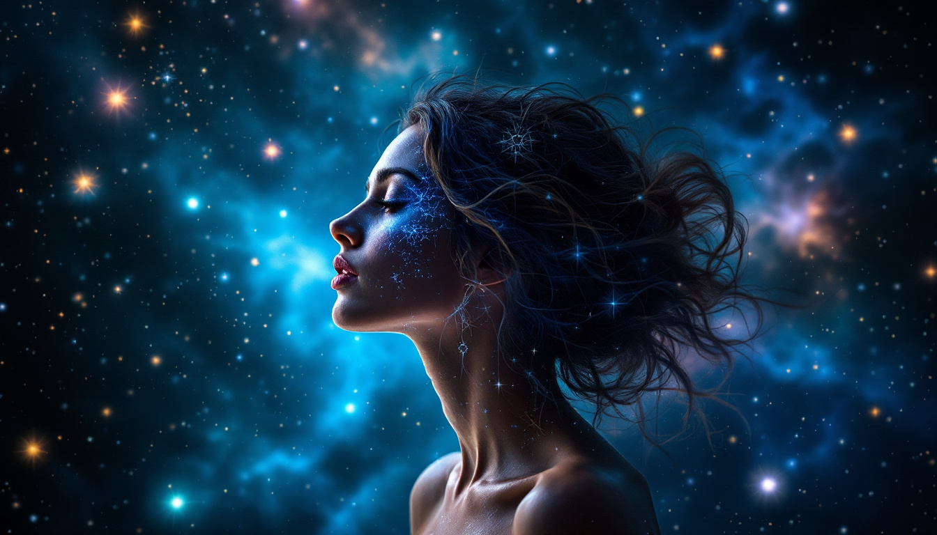 background for Attract what you deserve with astrology...